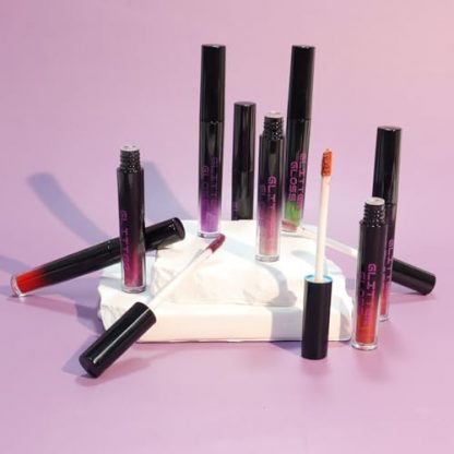 Dark Purple Metallic Glitter Lipstick: Long-Lasting, Waterproof, and Vegan Friendly - Image 7