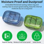 Compact 3-Compartment Pill Box Duo Pack: Travel-Ready and Moisture Proof - Image 6