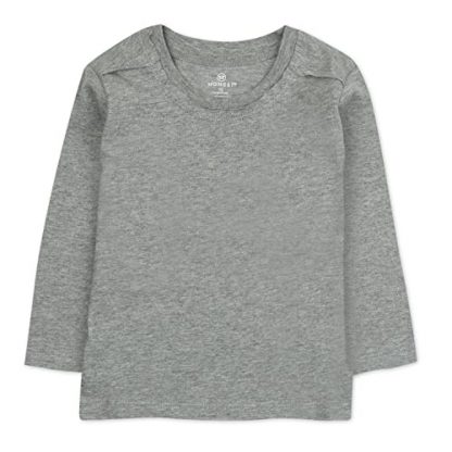 "Organic Cotton Long-Sleeve T-Shirts Pack for Toddlers and Little Kids" - Image 4