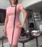 Women's Vintage-Style Ruffled Pencil Dress for Business or Church - Image 3