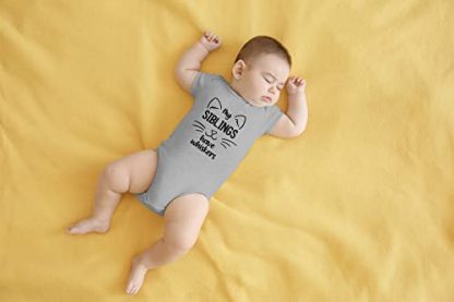 "My Siblings Have Whiskers" Adorable Baby Bodysuit - Image 5