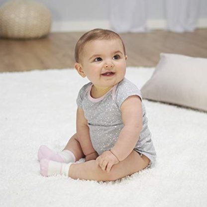 Charming 5-Pack Short Sleeve Baby Girl Onesies - Image 6