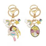 Enchanting Anime-Themed Couples Keychains and Purse Charms