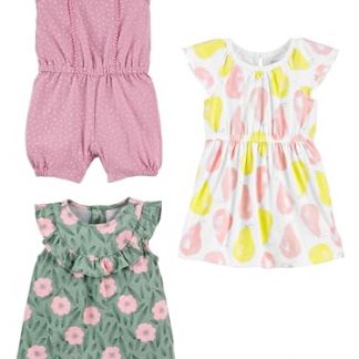Delightful Trio of Baby Girl Outfits