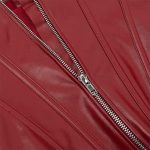 Women's Faux Leather Steampunk Corset Top - Image 4