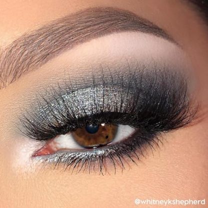 Smokey Silver Eyeshadow Palette: High-Pigment, Long-Lasting, Matte & Metallic - Image 6