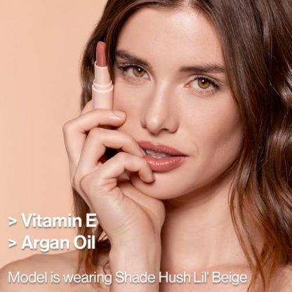 Mega Last Luxurious Satin Lip Color in Hushed Beige - Image 4