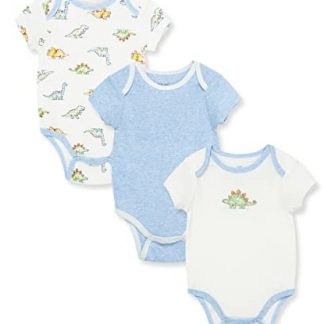 Cozy Cotton Trio of Baby Bodysuits in Adorable Designs