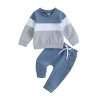 Solid Pant Set Blue