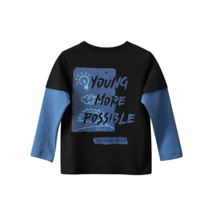 Trio of Adventure-Themed Cotton T-Shirts for Boys - Image 4