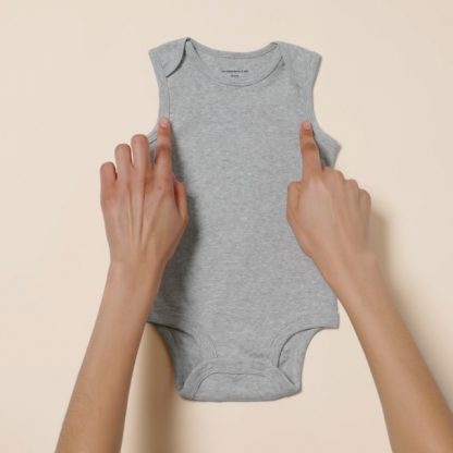 Unisex Baby Sleeveless Bodysuits, Pack of 6 - Image 5