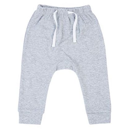 Unisex Newborn 3-Pack Cotton Joggers for Toddlers - Image 3