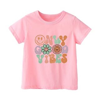 Cozy Cotton Toddler Tee in Pink