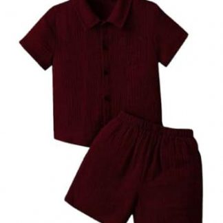 Color-Block Summer Outfit Set for Toddlers