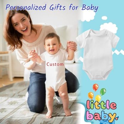Personalized Newborn Essentials Bodysuit Set - Image 5