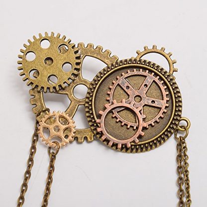 Unisex Steampunk-Inspired Brooch Lapel Pin - Image 4