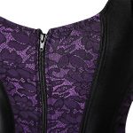 Elegant Lace-Up Overbust Corset Top for Women - Image 4