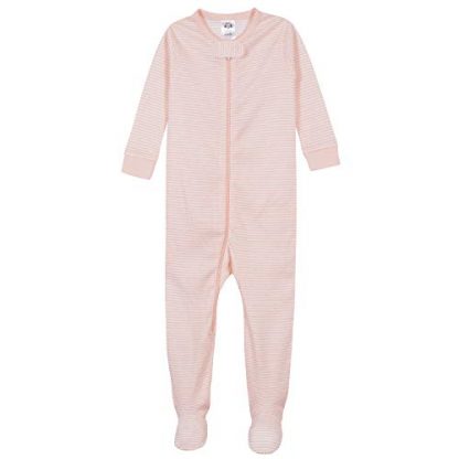 Sweet Dreams 4-Pack Baby Girl Footed Pajamas - Image 3