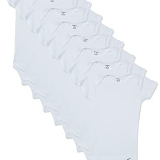 Set of 8 Unisex Baby Short Sleeve Onesies