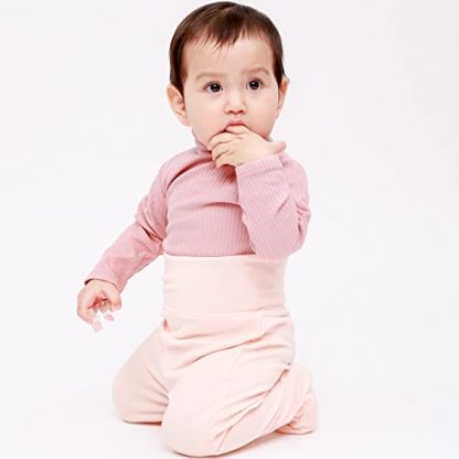 Cozy Cotton Footed Pants for Infants (0-12 Months) - Image 2