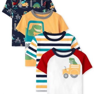 Dino Tractor Adventure Tees Set