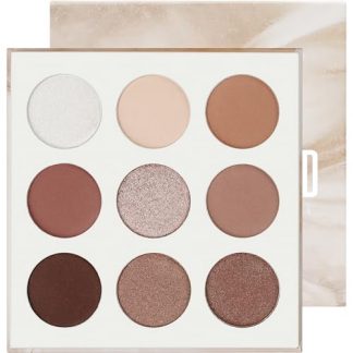 Neutral Glamour Eyeshadow Palette with 9 Versatile Shades