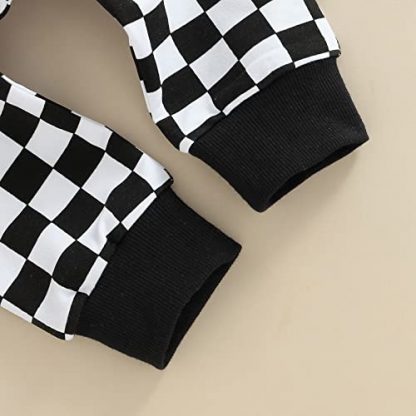 Unisex Toddler Checkerboard Plaid Trousers - Image 5