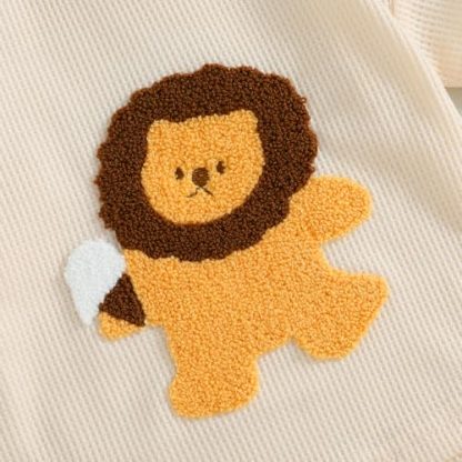 Adorable Lion-Themed Toddler Boy's Summer Clothing Set - Image 6