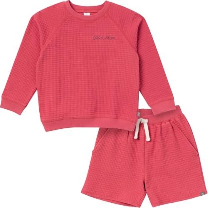 Comfy & Stylish Baby Boys' 2-Piece Set with Long-Sleeve Top & Shorts