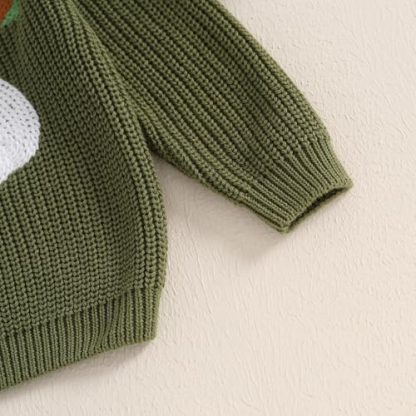 Adorable Pumpkin Patch Crewneck Sweater for Toddlers - Image 5