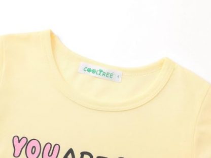 "One in a Melon" Green Graphic Tee for Toddler Girls - Image 2