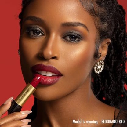 Lustrous Black Lipstick with Perfect Tone - Image 4