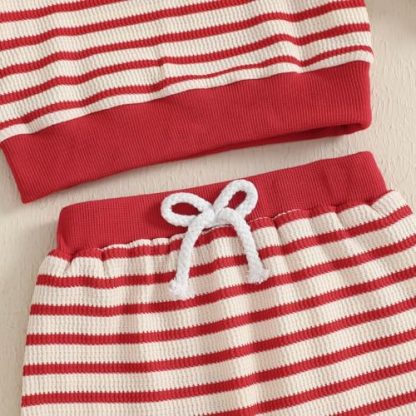 Cozy & Adorable Toddler Girl's Fall Outfit Set with Sweet Sayings - Image 7