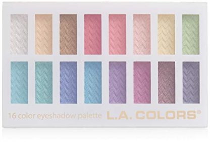 Vibrant 16-Color Eyeshadow Palette with Dual-Ended Applicator