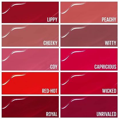 Long-Lasting Shimmering Liquid Lipcolor, Cranberry Red - Image 5