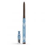 Effortless Glide Eyeliner for Mature Skin - Water-Resistant, Long-Lasting, and Non-Smudge (Wood Brown)