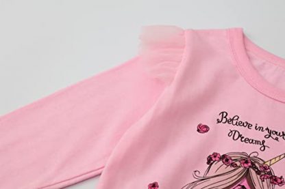 Striped Long-Sleeve Tops for Girls, Set of 3 - Image 5