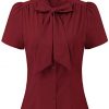 Wine Red(short Sleeve)