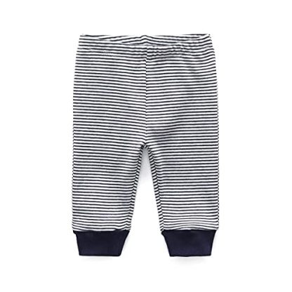 Cozy Cotton Pants for Newborns - Unisex, 4-Pack - Image 3