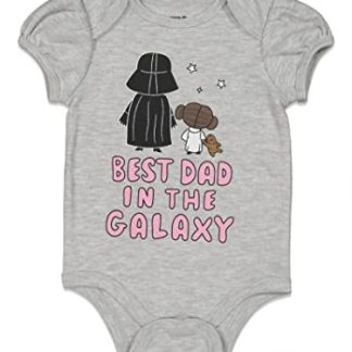 Galactic-Themed Baby Girl's Bodysuit for Special Occasions (Newborn - 24 Months)