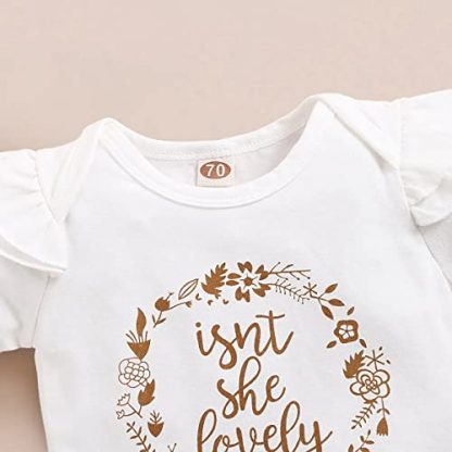 Adorable Infant Girl Summer Ensemble with Romper Shorts - Image 4