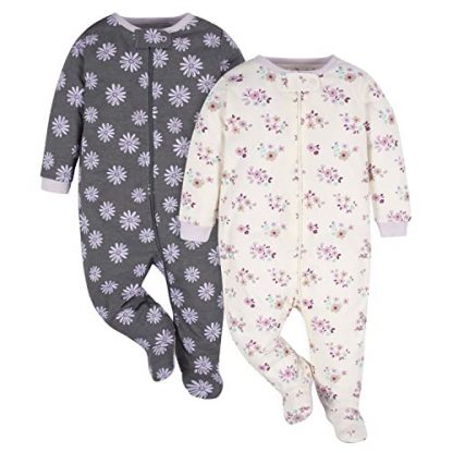 Floral Delight Baby Girl's 2-Pack Sleep 'N Play