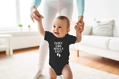 "Paws & Giggles" - Unisex Baby Bodysuit with Pet Humor - Image 2