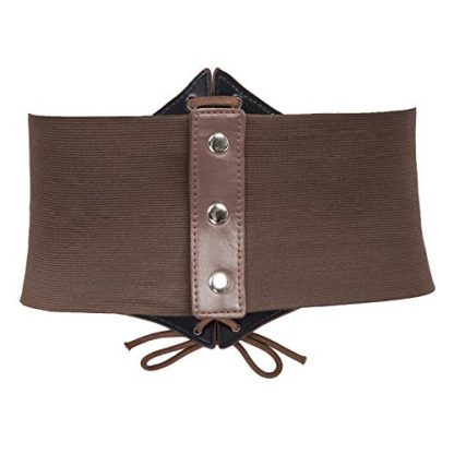 Elegant Lace-Up Corset Belt for Women in Renaissance Faire Pirate Style - Image 2