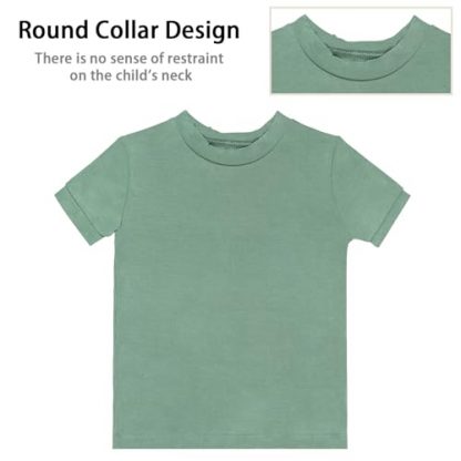 Bamboo Rayon Toddler & Kids Short Sleeve Pajama Set - Image 4