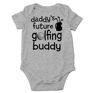 "Daddy's Future Golfing Buddy" Playful Baby Bodysuit