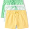 Yellow/Striped/Green 3-pack