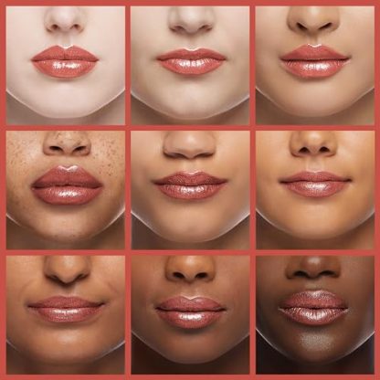 Coral Pink Metallic Lipstick - Lightweight, Hydrating, and Vegan-Friendly - Image 4