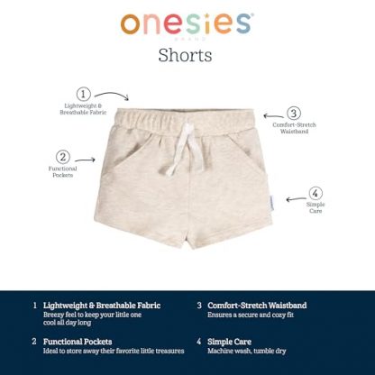 Charming Baby Trio-Pack Knit Shorts - Image 6