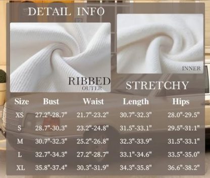 Mock Neck Ribbed Bodycon Dress for Women - Image 2